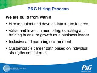 p&g hiring process|Iba pa.